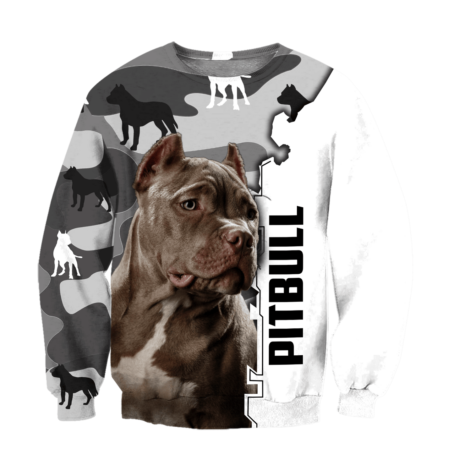 Pitbull dog 3D All Over Printed shirt & short for men and women PL