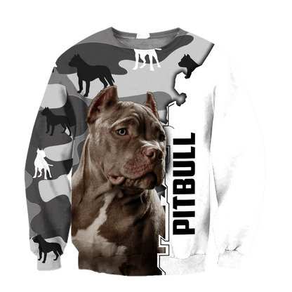 Pitbull dog 3D All Over Printed shirt & short for men and women PL