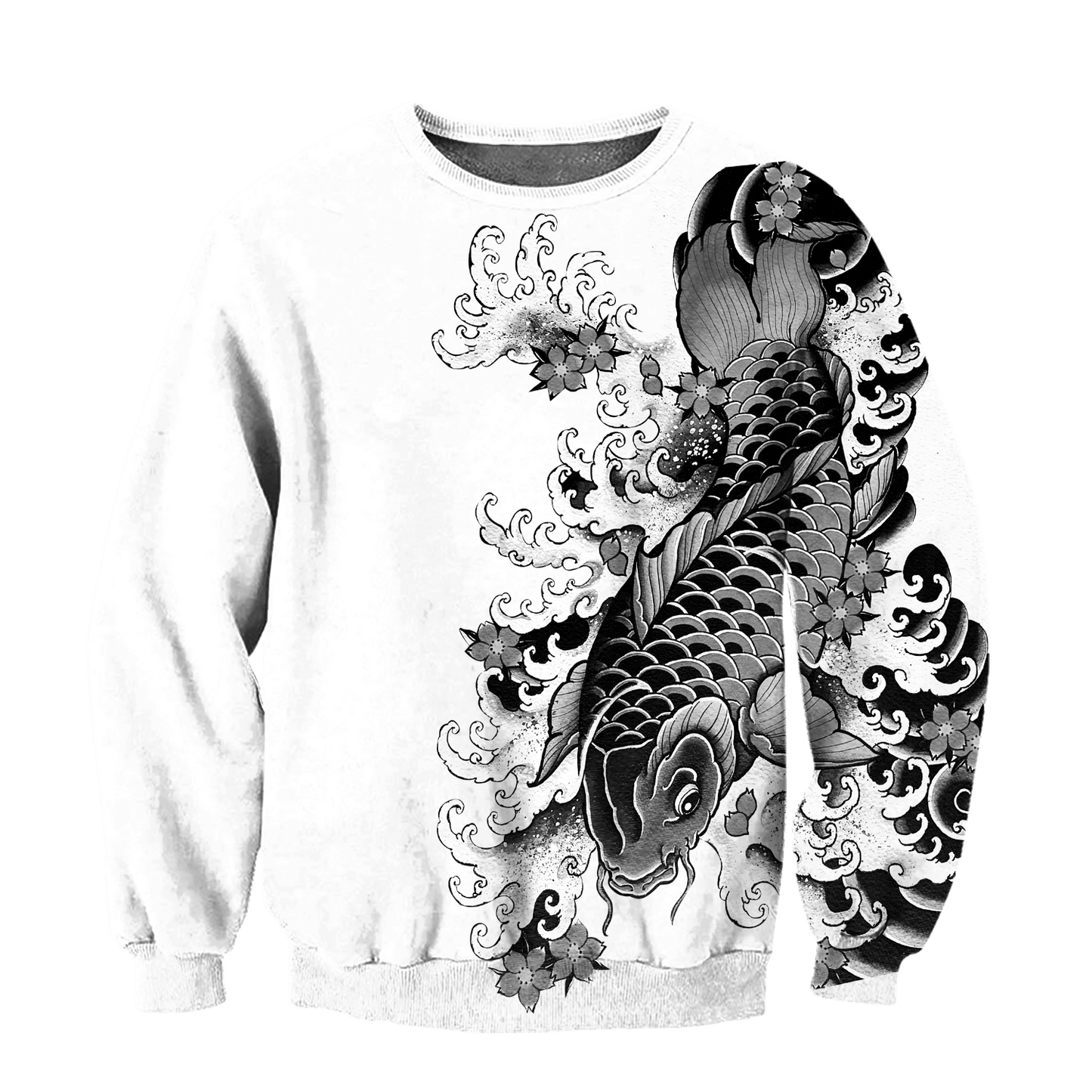 Japanese Irezumi Tattoo 3D Over Printed Unisex Hoodie ML