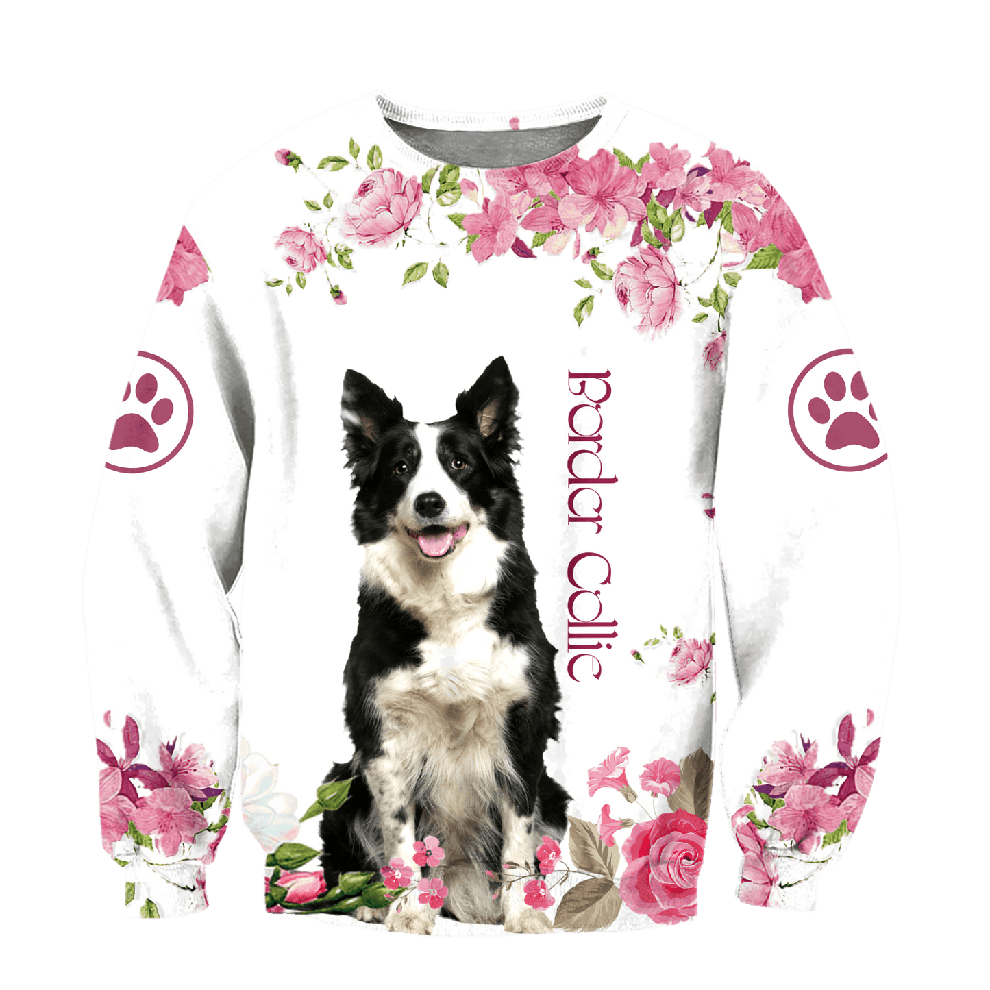 Border collie 3D All Over Printed shirt & short for men and women PL