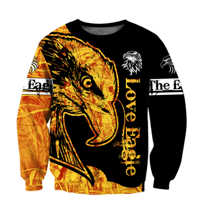 Eagle 3D All Over Printed Shirts For Men & Women-Apparel-TA-Sweatshirts-S-Vibe Cosy™