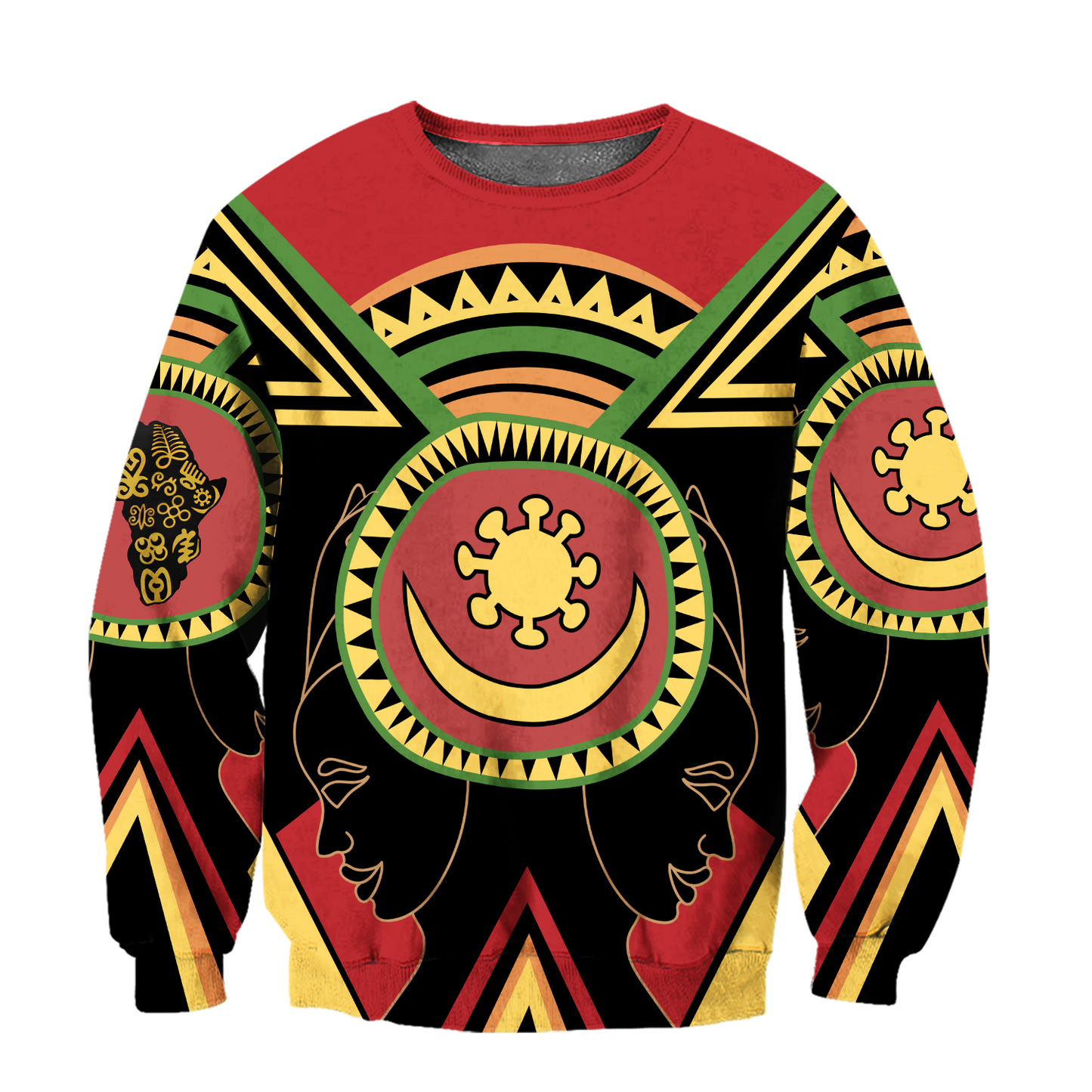 African Adinkra Sankofa Hoodie-ML