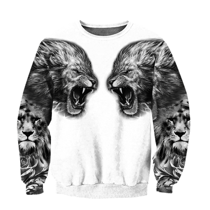 Lion Tattoo 3D All Over Printed Shirts For Men and Women DQB08042001