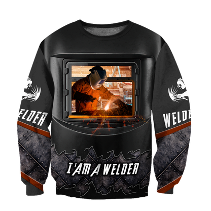 Awesome Welder All Over Printed Hoodie MEI
