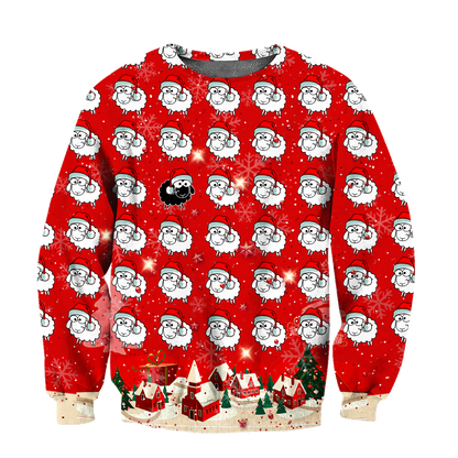 Sheep Lover Merry Christmas 3D All Over Printed Shirts For Men And Woman
