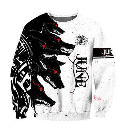 The Dark Wolf June 3D All Over Printed Unisex Deluxe Hoodie ML