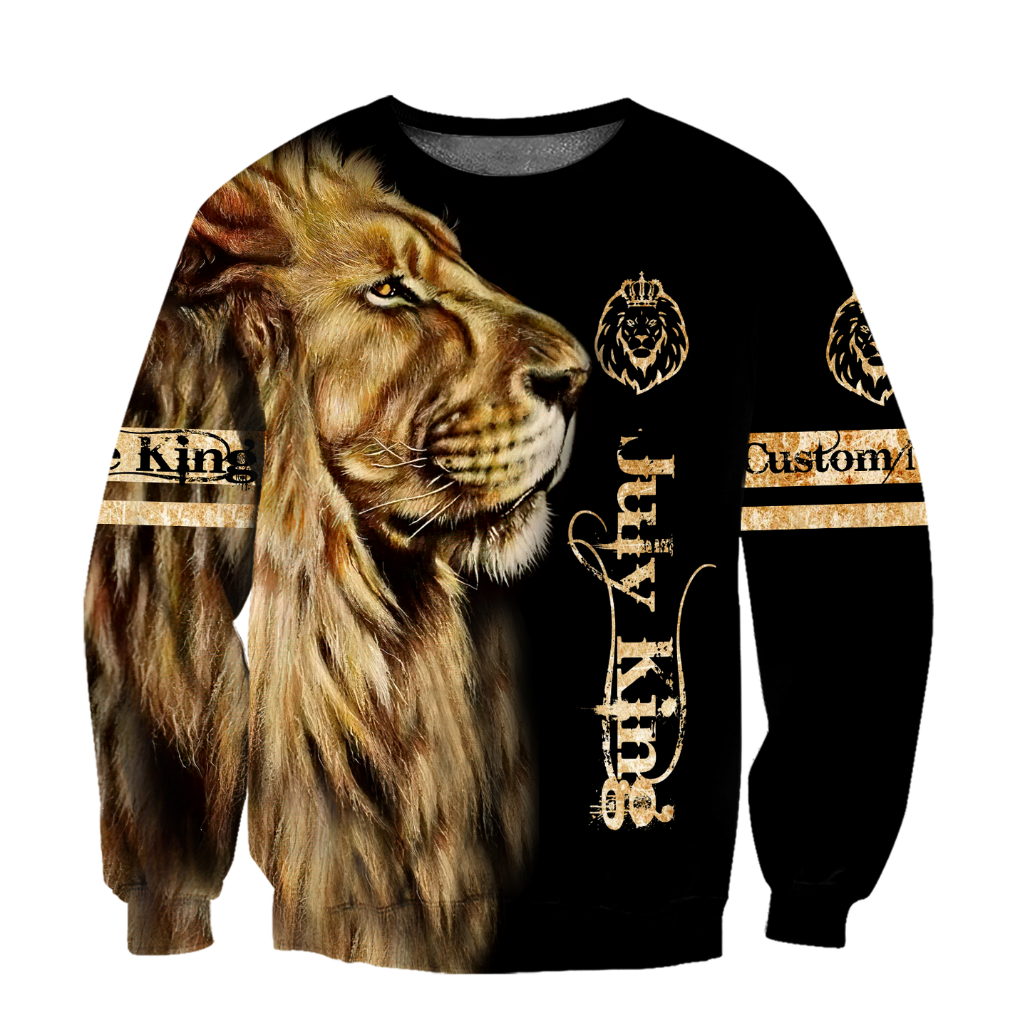 Custom Name July King Lion  3D All Over Printed Unisex Shirts