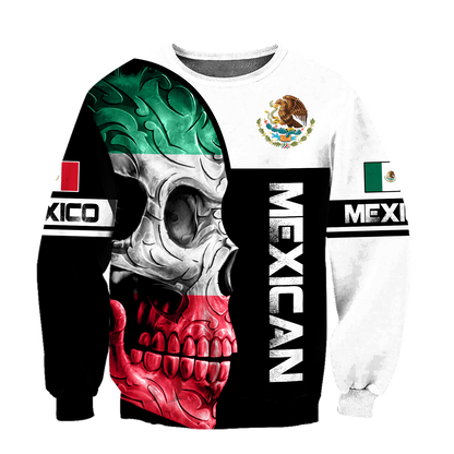 Mexican Skull 3D All Over Printed Shirts For Men and Women DQB10102001
