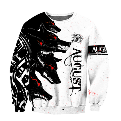The Dark Wolf August 3D All Over Printed Unisex Deluxe Hoodie ML