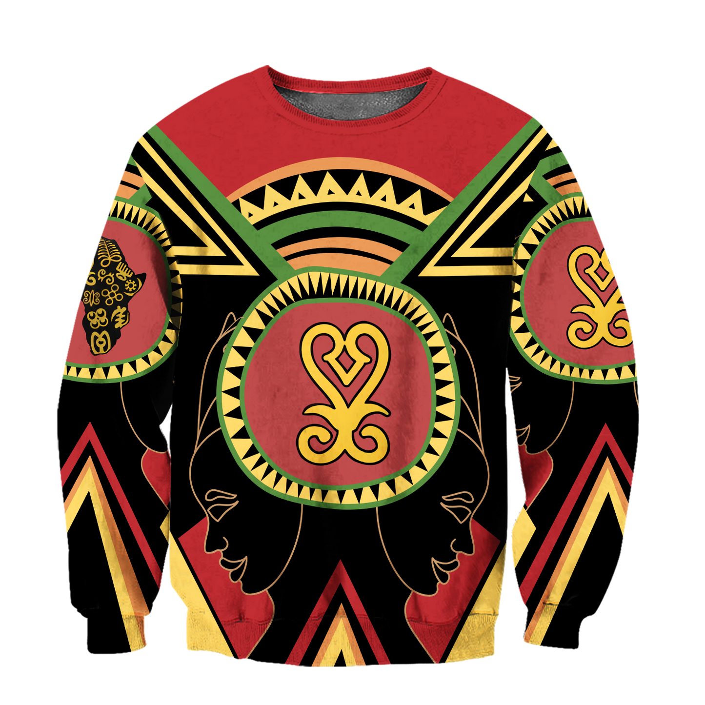 African Adinkra Sankofa Hoodie-ML