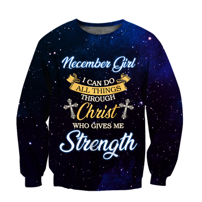 November Girl I Can Do All Things 3D All Over Printed Shirts For Men and Women DQB08122008S