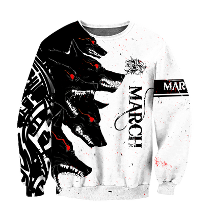The Dark Wolf March 3D All Over Printed Unisex Deluxe Hoodie ML