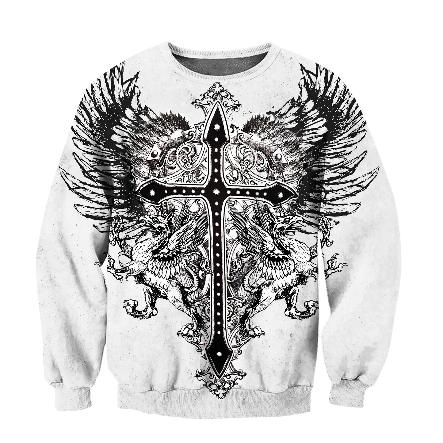 Cross Tattoo Hoodie 3D All Over Printed Shirts HHT15092001-LAM