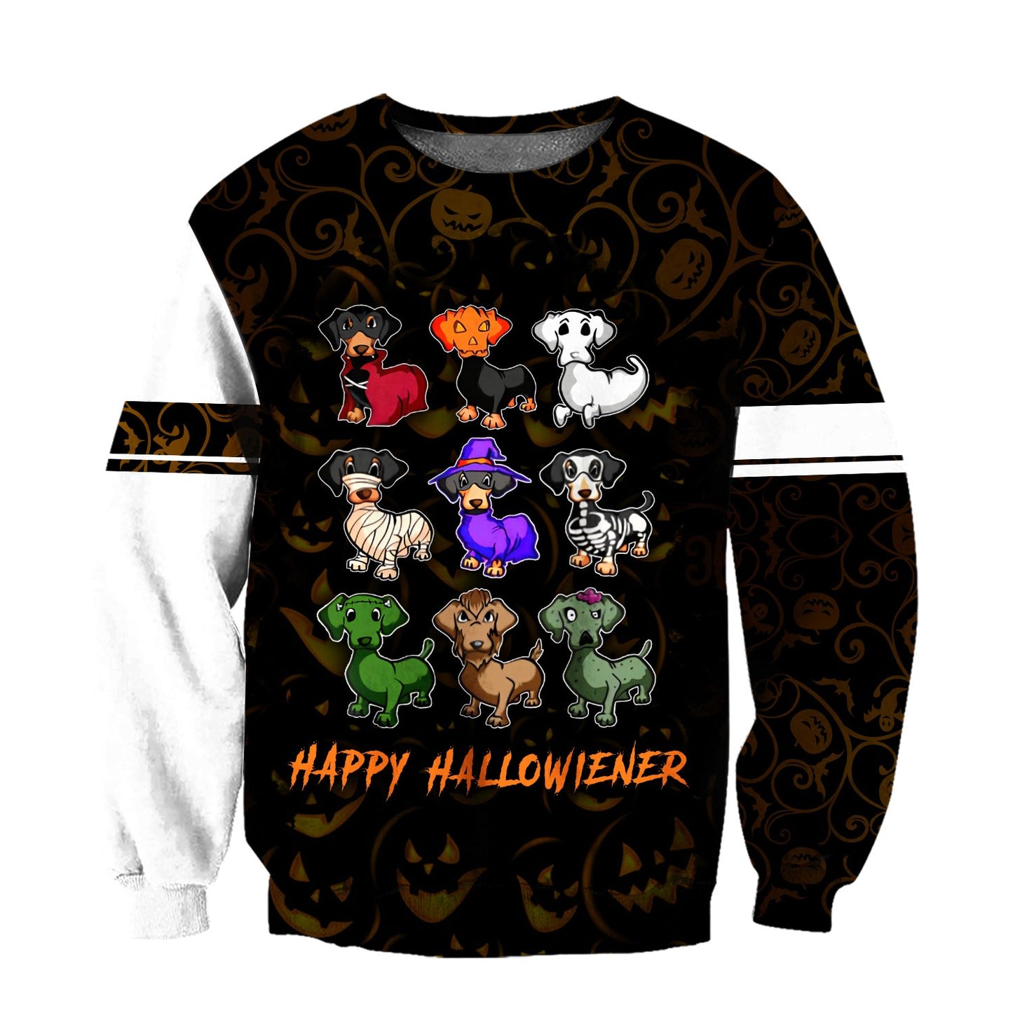 Dachshund happy hallowiener hoodie shirt for men and women MH1109201
