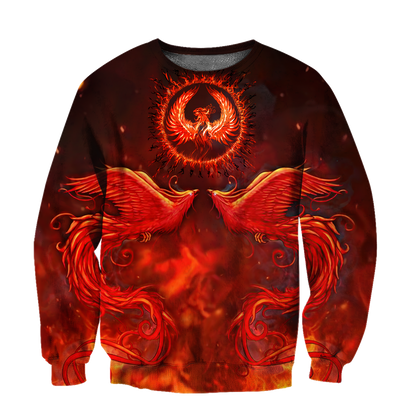 Beautiful Phoenix Hoodie Shirt for Men and Women HHT08102002