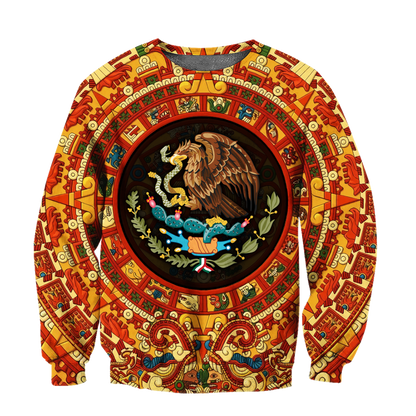 Mexican Aztec 3D All Over Printed Shirts For Men and Women QB07032004