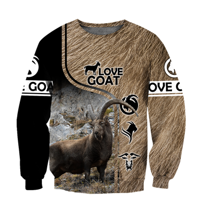 Love Goat 3D All Over Printed Shirts For Men and Women MH3007201-Apparel-TT-Sweatshirt-S-Vibe Cosy™