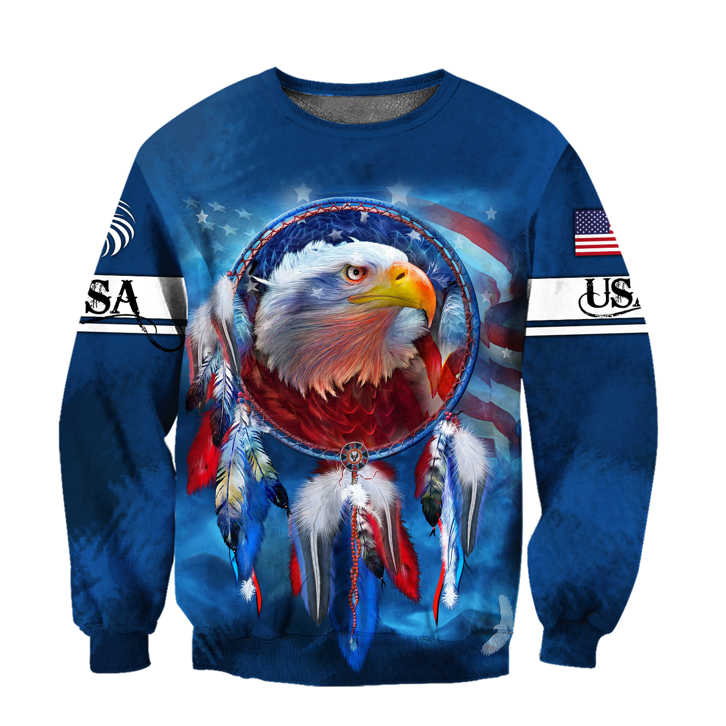 Eagle American Flag 3D All Over Printed Shirts For Men & Women-Apparel-TA-Sweatshirts-S-Vibe Cosy™