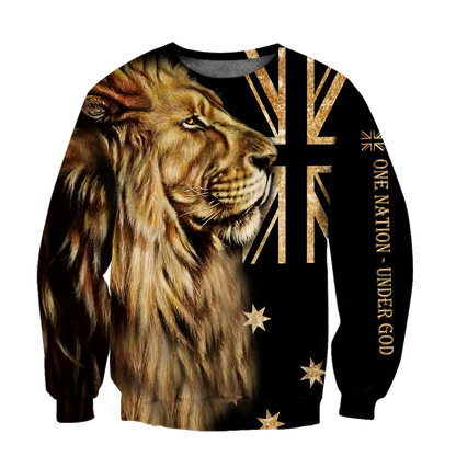 Australia - One Nation Under God 3D All Over Printed Unisex Shirt