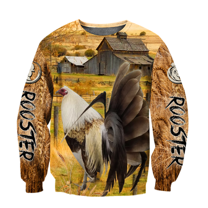Premium Rooster 3D All Over Printed Unisex Shirts