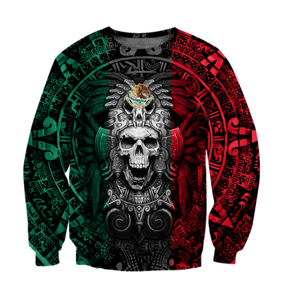 Mexican Aztec Warrior 3D All Over Printed Shirts For Men and Women QB07012004