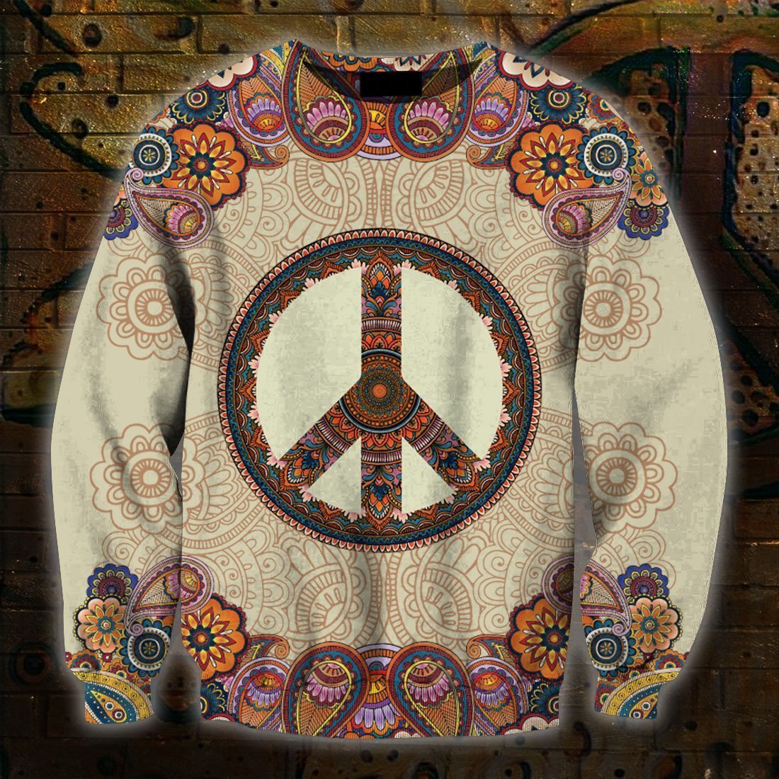 3D All Over Print Hippie Hoodie-Apparel-HD09-Sweat Shirt-S-Vibe Cosy™