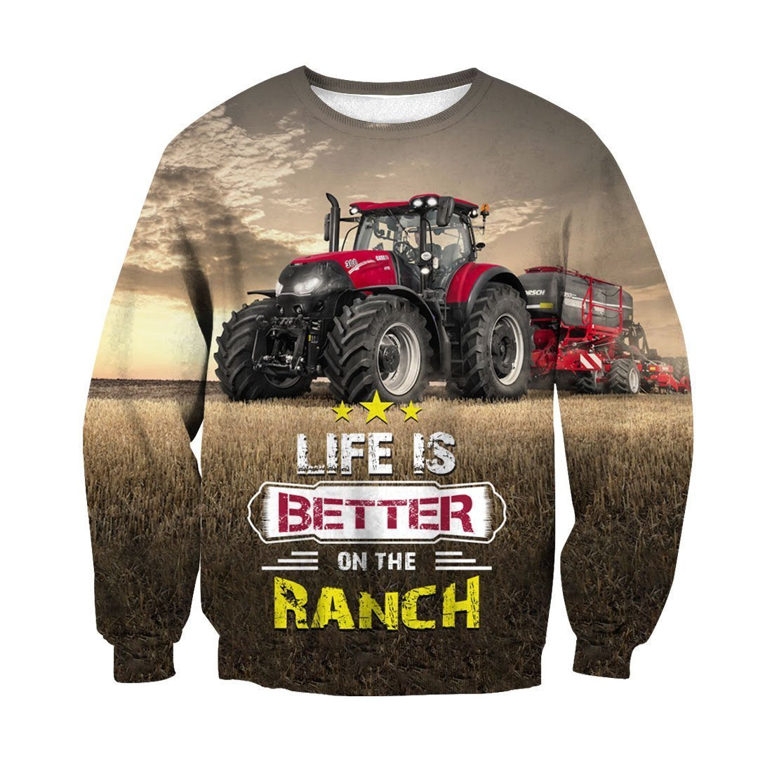 Life is better on the ranch my sun Hoodie-Apparel-HD09-Sweat Shirt-S-Vibe Cosy™
