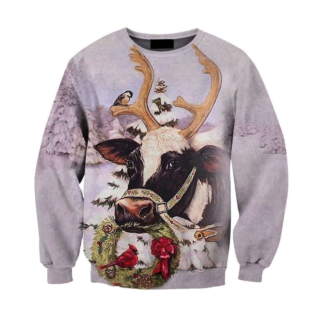 Cow Christmas Shirts-Apparel-HD09-Sweat Shirt-S-Vibe Cosy™
