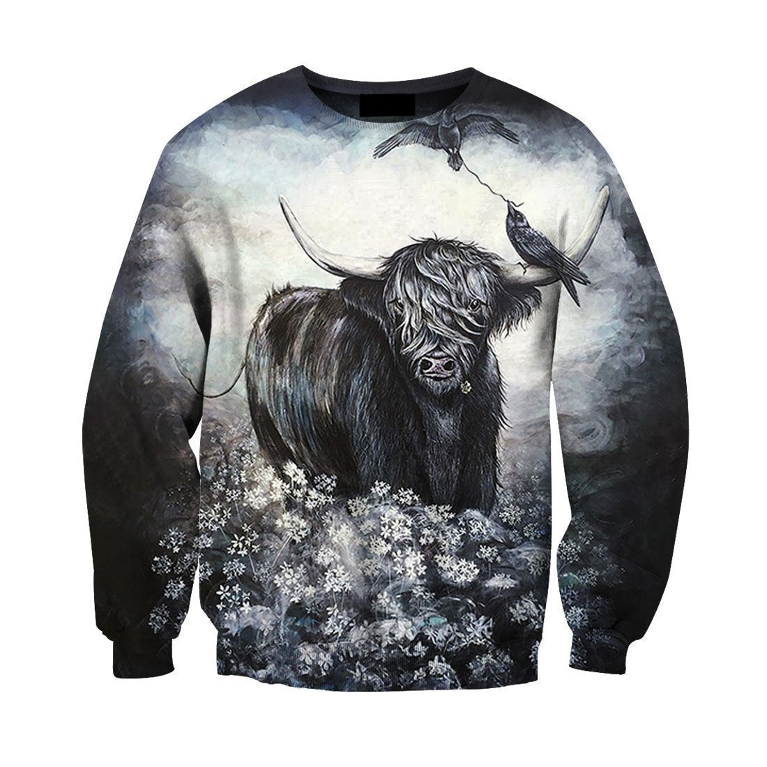 Bull Christmas Hoodie-Apparel-HD09-Sweat Shirt-S-Vibe Cosy™