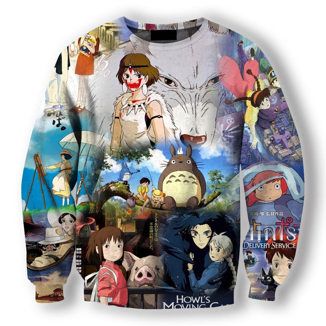 3D All Over Print Howl's Moving Castle Hoodie-Apparel-HD09-Sweat Shirt-S-Vibe Cosy™