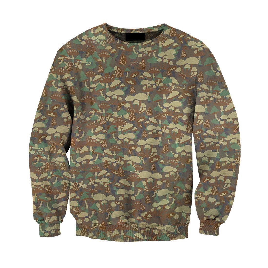 Mushroom Art all over-Apparel-NTH-Sweat Shirt-S-Vibe Cosy™