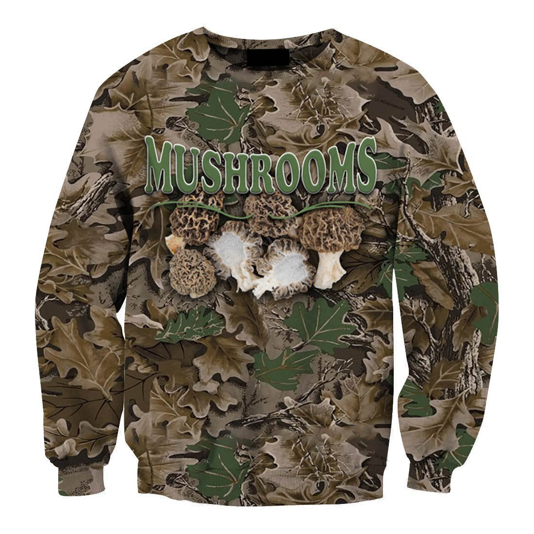 Forest Mushrooms Art all over-Apparel-NTH-Sweat Shirt-S-Vibe Cosy™