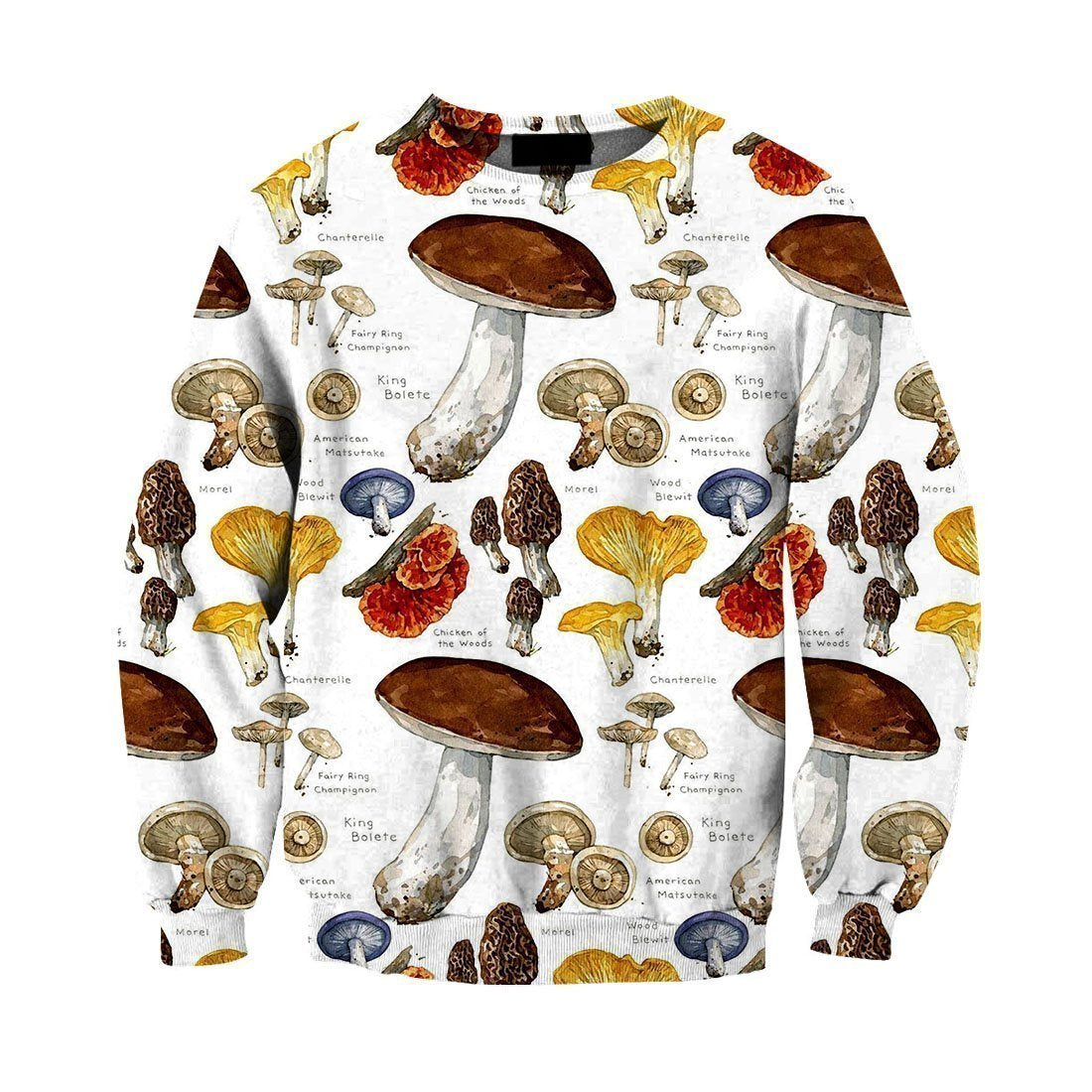 Mushroom Champignons-Apparel-NTH-Sweat Shirt-S-Vibe Cosy™