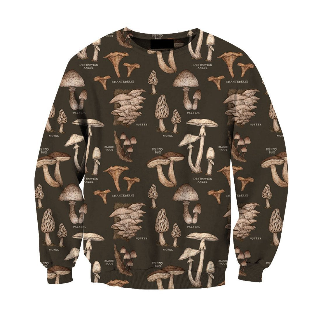 All Over Print Many mushroom-Apparel-NTH-Sweat Shirt-S-Vibe Cosy™
