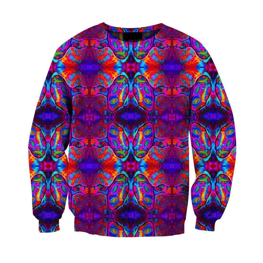 All Over Print Psilocybin Mushroom-Apparel-NTH-Sweat Shirt-S-Vibe Cosy™