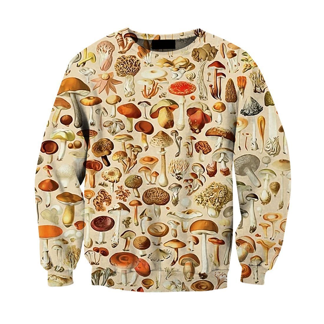 All Over Print beautiful forest mushrooms-Apparel-NTH-Sweat Shirt-S-Vibe Cosy™