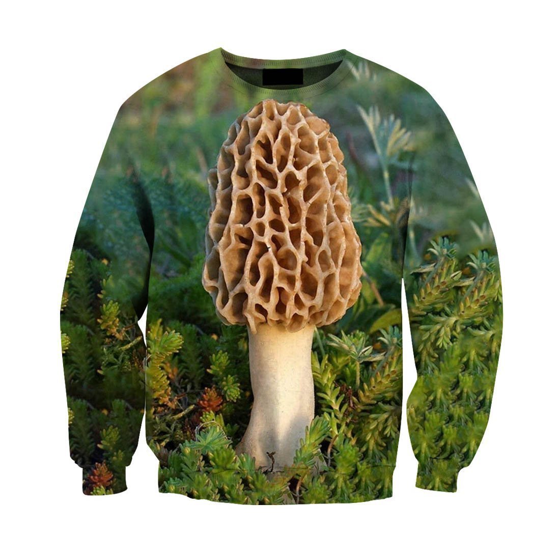 All Over Print Alone mushrooms-Apparel-NTH-Sweat Shirt-S-Vibe Cosy™