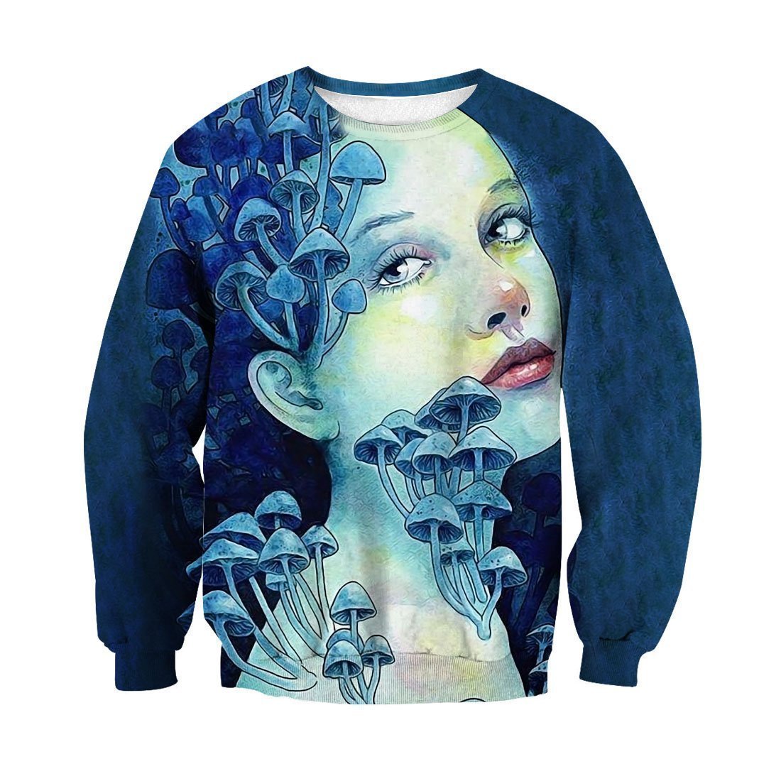 All Over Print Many mushrooms-Apparel-NTH-Sweat Shirt-S-Vibe Cosy™