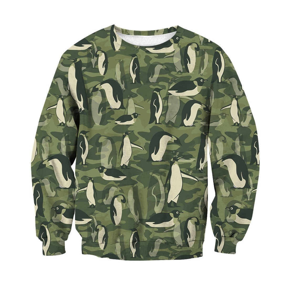 Camo Amazing Penguins Hoodie-Apparel-HD09-Sweat Shirt-S-Vibe Cosy™