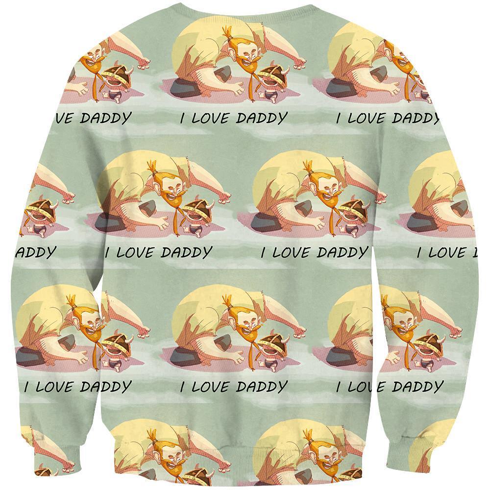 3D All Over Print Son Dad Hero Hoodie-Apparel-Khanh Arts-Sweat Shirt-S-Vibe Cosy™