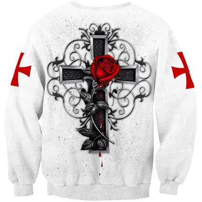 The Cross 3D All Over Printed Shirt Hoodie JJ020403-Apparel-MP-Sweatshirt-S-Vibe Cosy™