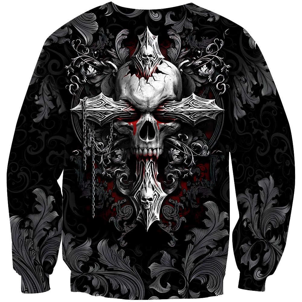 Beautiful Skull By ML-Apparel-ML-SweatShirts-S-Vibe Cosy™