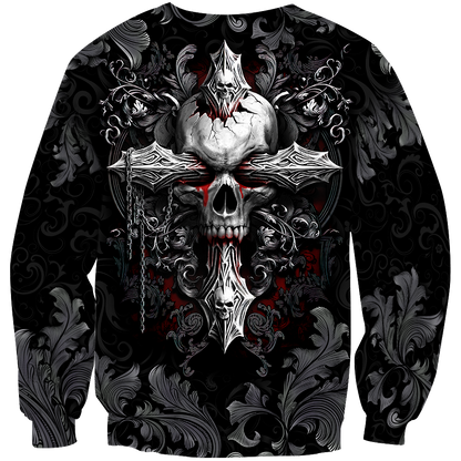 Beautiful Skull By ML-Apparel-ML-SweatShirts-S-Vibe Cosy™
