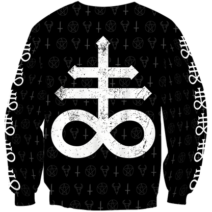 Satanic Tribal 3D All Over Printed Hoodie JJ09062003-Apparel-MP-Hoodie-S-Vibe Cosy™