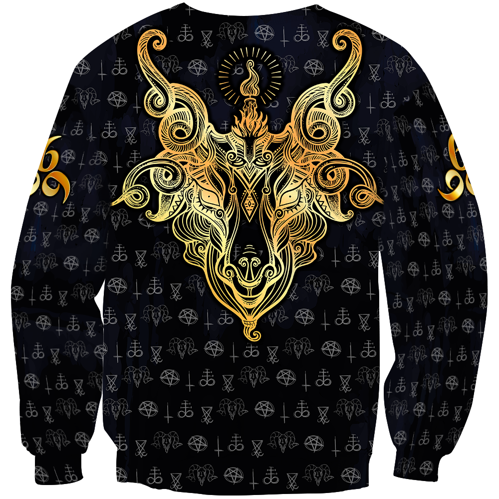 Satanic Tribal 3D All Over Printed Hoodie Shirts For Men And Women JJ25052003-Apparel-MP-Hoodie-S-Vibe Cosy™