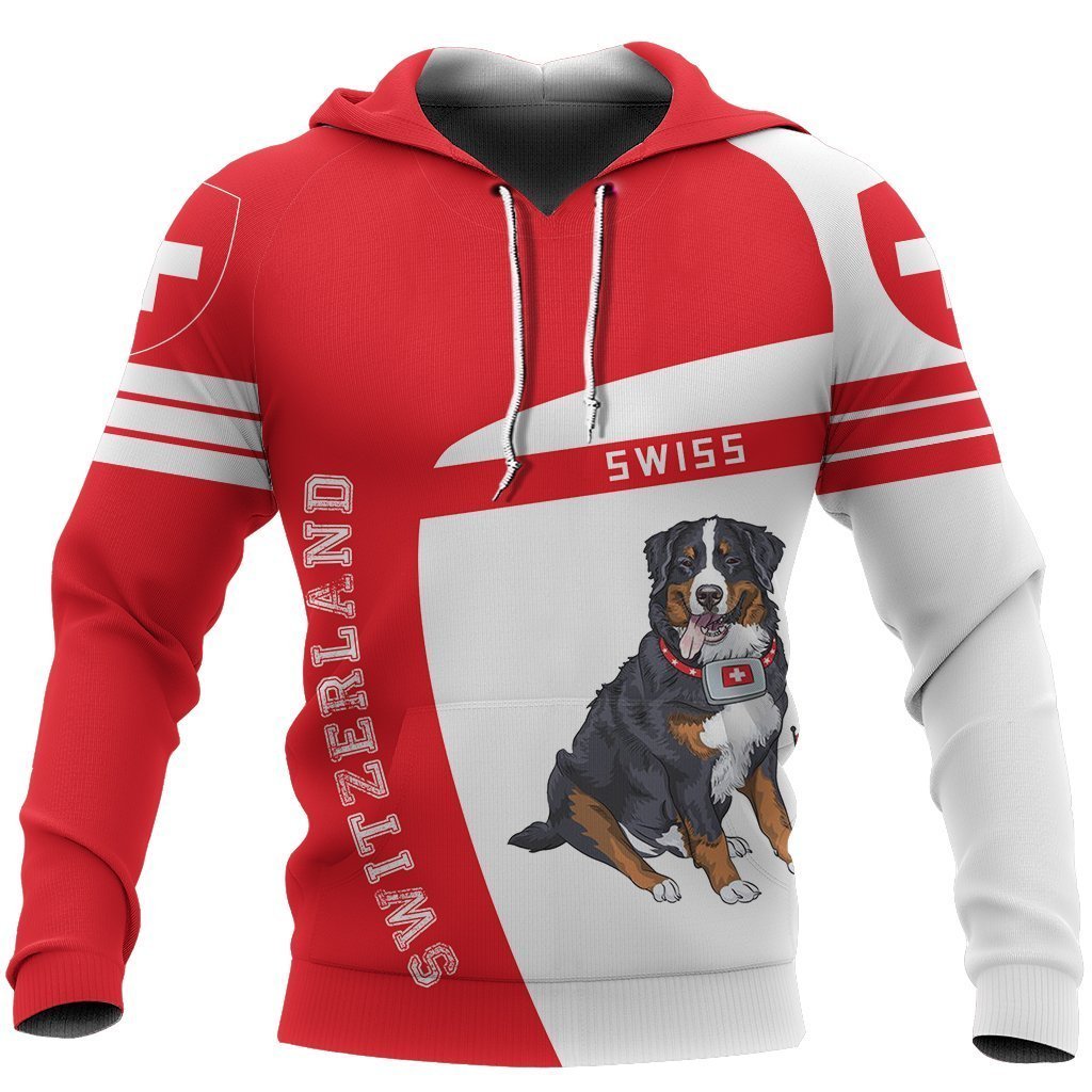 Switzerland Dog Sport Hoodie - Premium Style NNK1-Apparel-NNK-Hoodie-S-Vibe Cosy™