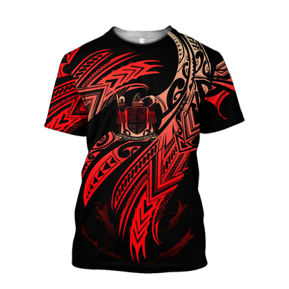 Amazing Fiji Polynesian Tattoo Unisex Deluxe Hoodie ML