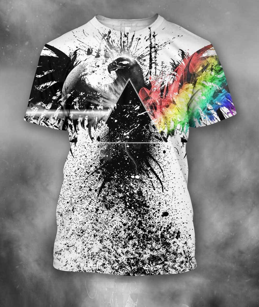 3D All Over Print Red White & Floyd Hoodie-Apparel-HD09-T-Shirt-S-Vibe Cosy™