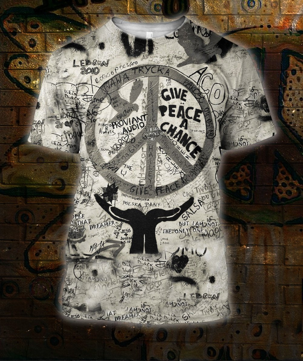 3D All Over Print American Hippie Hoodie-Apparel-HD09-T-Shirt-S-Vibe Cosy™