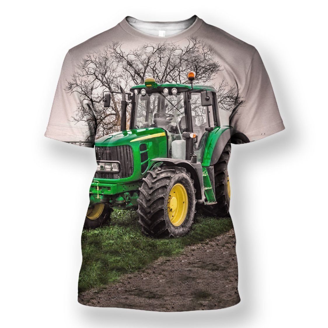 Green Tractor Hoodie-Apparel-HD09-T-Shirt-S-Vibe Cosy™
